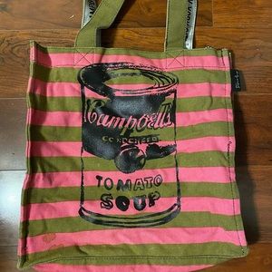 Andy Warhol Campbell’s Soup Canvas Tote Bag